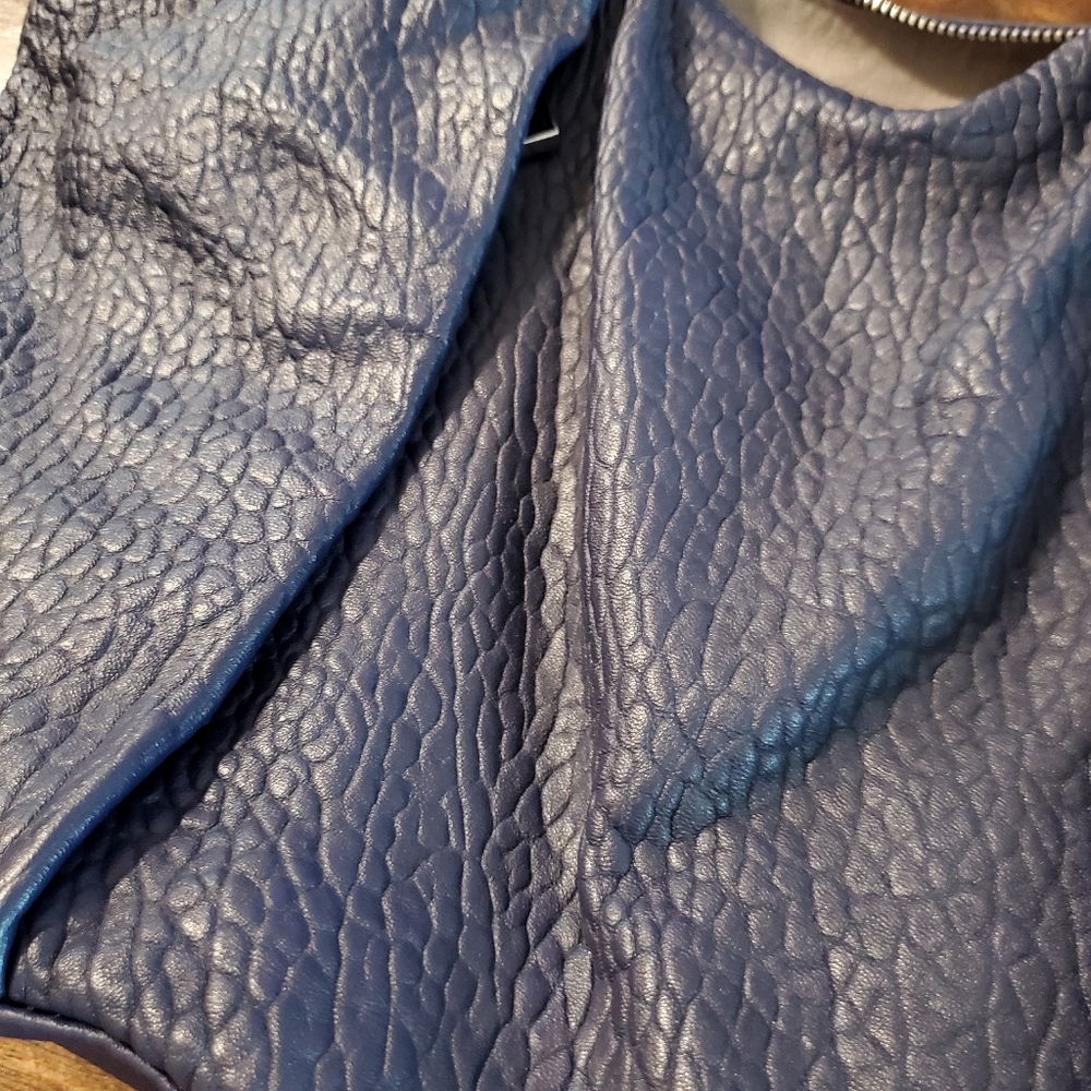 Vince Camuto Convertible Lamb Leather Pleated Tote - Steph - Picture 4 of 10